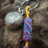 埃及农耕文明硬币手工复古圆铃铛钥匙扣挂件 币风堂