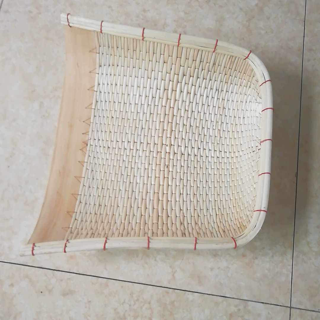 柳编簸箕民间手工艺竹编柳编藤编簸箕筲箕家用农村农用柳条小簸箕