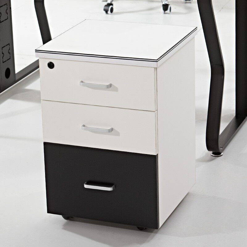 勇心办公家具落地式移动文件柜储物矮柜活动柜子资料柜带锁三抽屉,商业/办公家具,文件柜,淘宝优惠券,粉丝福利购,淘宝优惠卷