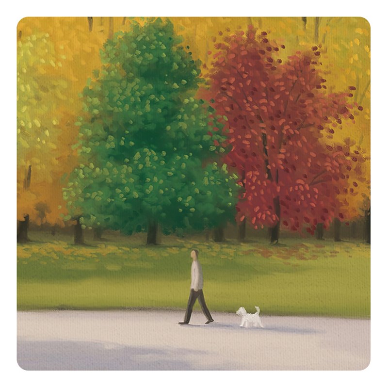 【特惠捡漏】插画师Park Jiyoung复刻艺术版画治愈系风景装饰画芯