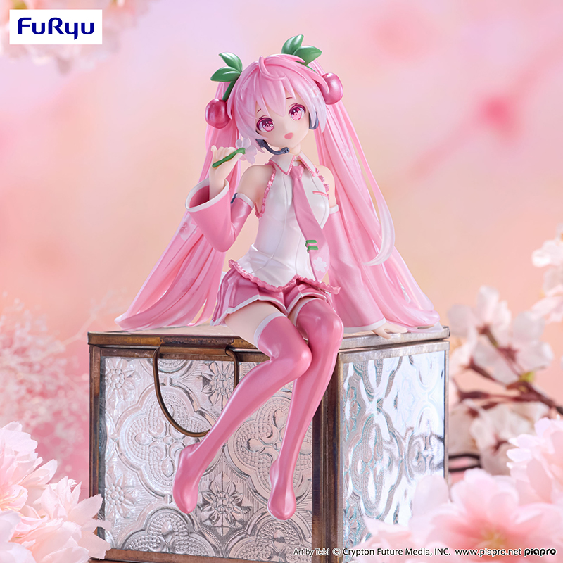 正版现货 FURYU泡面压初音未来樱未来2024 珠光ver. 景品手办日谷