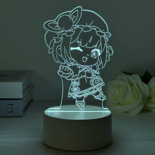 无限暖暖周边闪耀暖暖摆件手办公仔玩偶立牌氛围小夜灯生日礼物