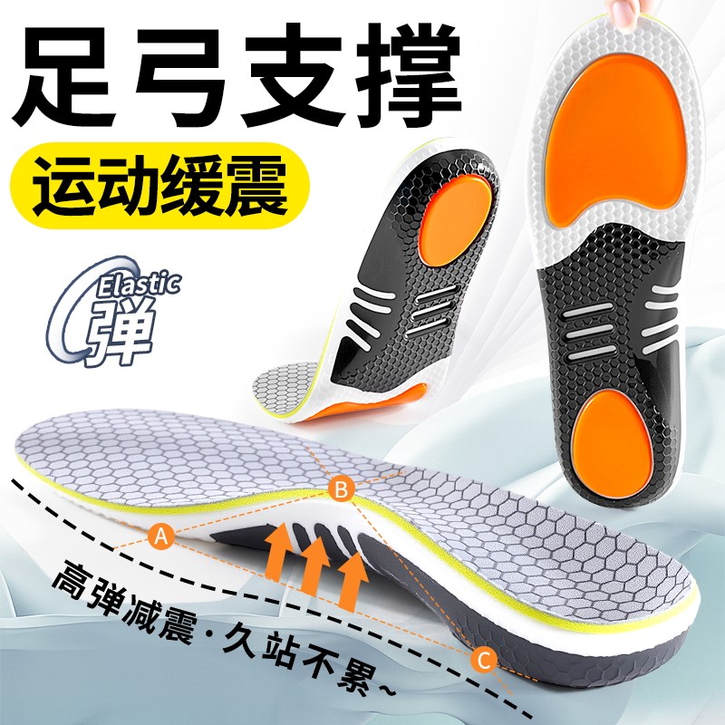 专业运动鞋垫足弓支撑图片