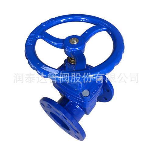 DN100软密封阀门 Z45X-16Q软密封暗杆闸阀 大口径法兰软密封闸阀