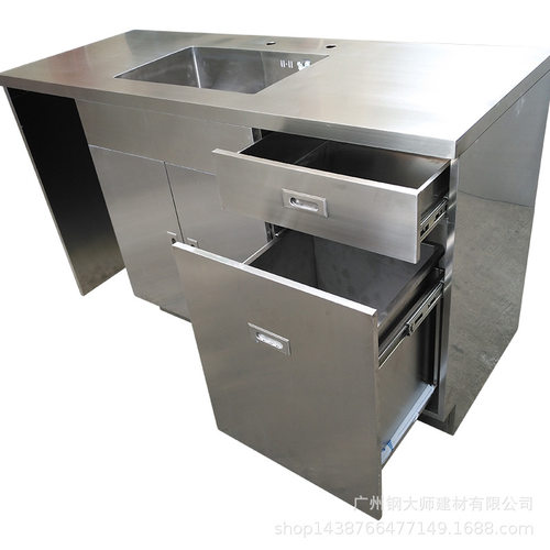 整体厨房橱柜制作不锈钢水槽柜厂家专业洗碗柜收纳不锈钢橱柜
