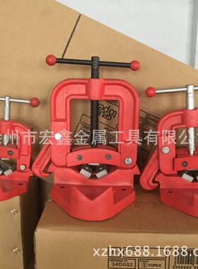 西班牙管子台虎钳压力钳龙门架龙门钳西式台虎钳1寸2寸3寸4寸