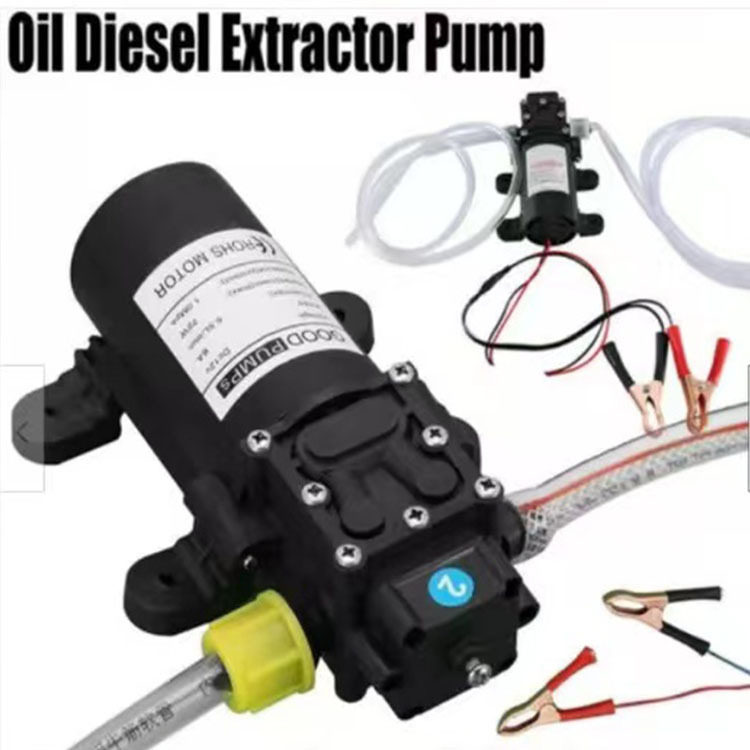 跨境热卖汽车电动抽油泵12v 柴油 机油更换套装燃料液体水吸入泵