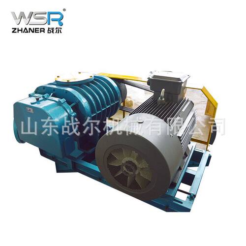 江苏三叶罗茨鼓风机WSR65型号电机3kw含配件厂家战尔机械