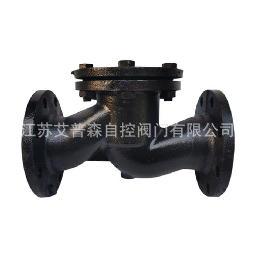 H41T-10铸铁卧式升降式止回阀 HT200铜芯法兰升降式逆止止回阀