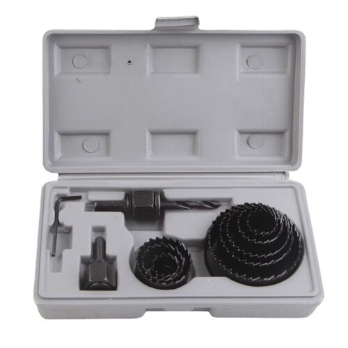 跨境11/16件套木工开孔器塑盒装孔锯石膏板开孔器 天花板打孔套装
