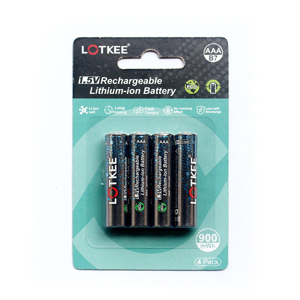 lotkee 5号7号可充电电池电动玩具话筒aa aaa 1.5v锂电池跨境图片