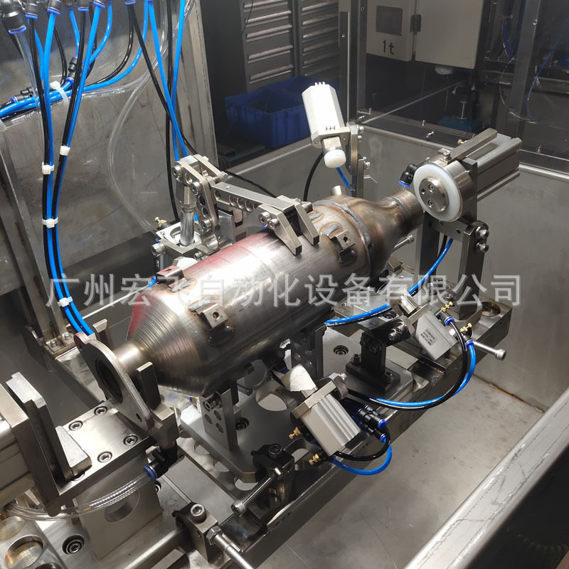 汽车排气管测漏设备 非标自动化水检机 不锈钢水检测漏设备