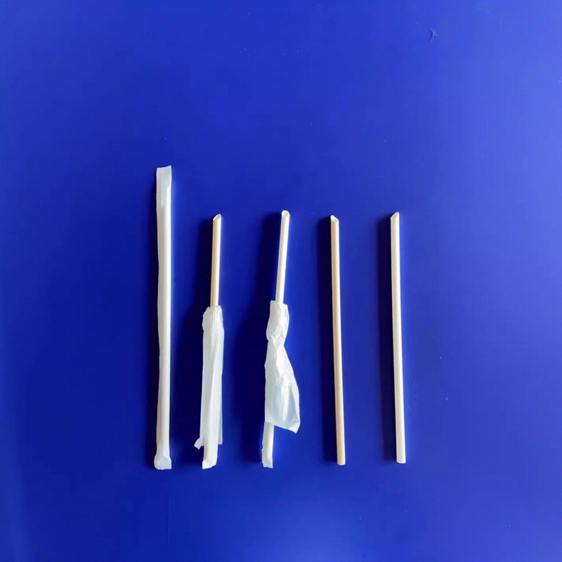 一次性纸吸管6mx90m50001支吸管杯独立包装适用于饮料咖啡茶餐厅