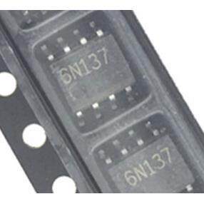 全新原装 6n137 1.27MM小体积 SOP-8 贴片 6N137S 芯片高速光耦