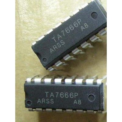 TA7666P 电平指示电路 双五点电平指示电路 TA7666 DIP-16