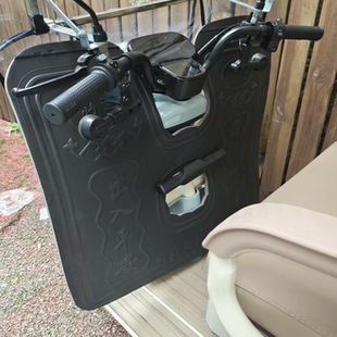 电动车电瓶车三轮车摩托车前挡风板加宽护腿泡沫踏板车挡风板挡水