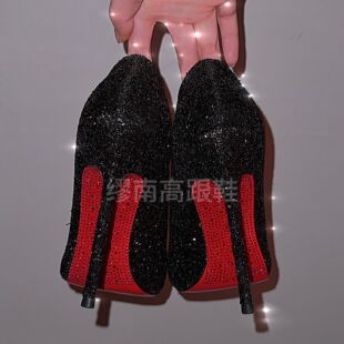 缪南黑色高跟鞋女2025新款18岁成年礼尖头高跟鞋气质高级不累脚