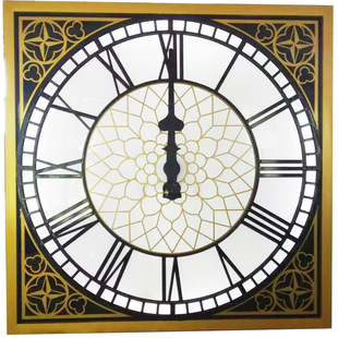 康巴丝建筑塔钟 户外防水楼顶大钟表，GPS，北斗卫星自动校时钟表