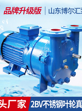 水环式真空泵2BV不锈钢真空泵气体输送泵耐磨损真空泵淄博博山