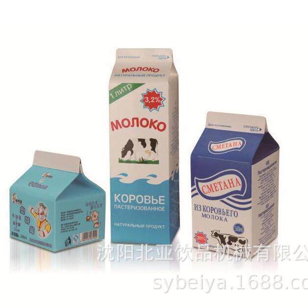 乳酸奶纸包灌装机发酵型酸奶屋顶包包装机