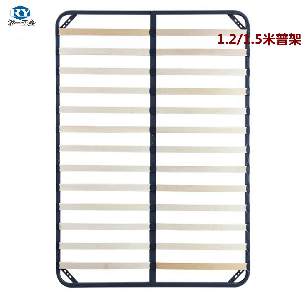 直供榻榻米高箱床床架排骨床架铁管支撑架铁架通用床1.2/1.5米床