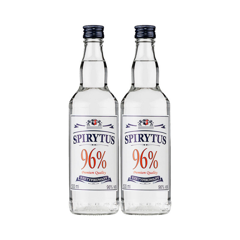 波兰生命之水SPIRYTUS伏特加洋酒原瓶进口96%高纯烈酒调酒2瓶装