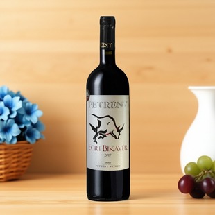 1瓶 公牛血橡木桶干红葡萄酒750ml 匈牙利原瓶进口红酒 埃格尔经典