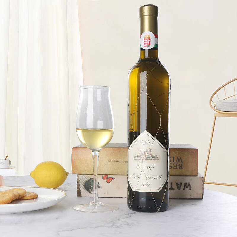 托卡伊Tokaji匈牙利进口思慕客贵腐酒女士晚收甜白葡萄酒500ml*1