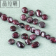 天然石榴石有孔散珠随形竖孔碎石diy饰品配件Garnet手串项链材料
