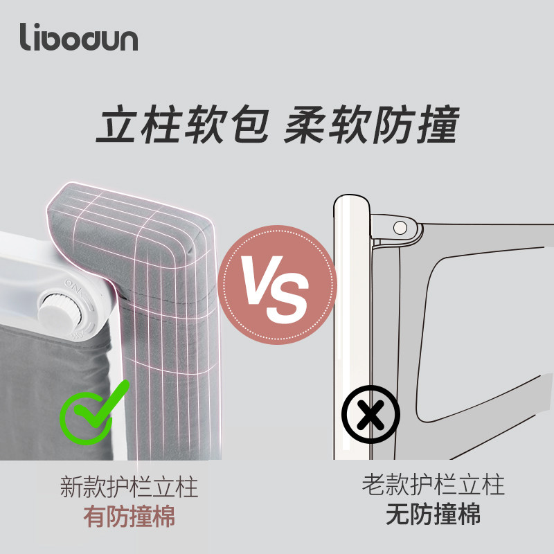 热销利伯顿儿童床边护栏升降w防摔防掉床挡板床栏婴儿安全防护床