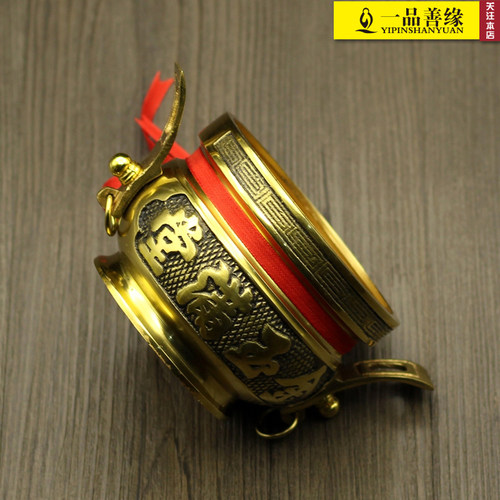 热销佛堂用品 纯铜l香炉 招财进宝金玉满堂香炉 财神香炉 关公香