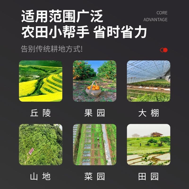 热销人力手拉犁农用小型耕耘x机老人耕地机开 沟机起垄器开
