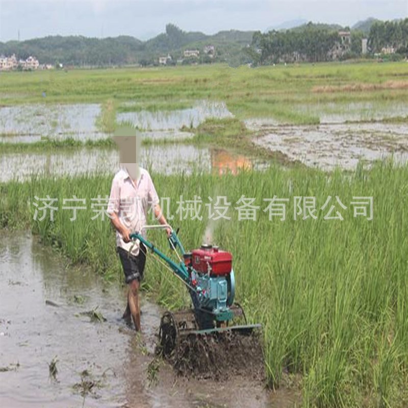 热销旋耕12马力手扶起垄机 柴x油手扶15马力拖拉机 耙地犁地播种