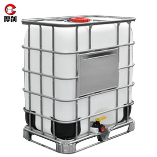 厚创安防IBC吨桶集装 储水桶罐化工塑料桶500L白色吨桶