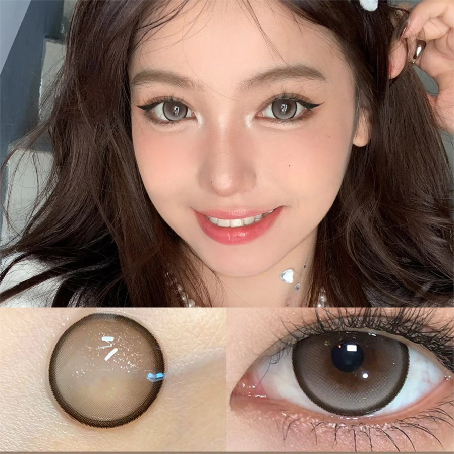 炼乳咖啡棕色美瞳年抛大直径正品魔法日志