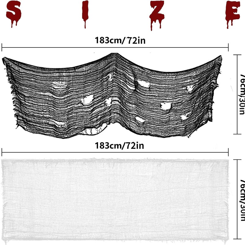 推荐76.2cm * 183cm Black Roving Hole Party Halloween Decorat
