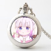 项链表小林家 龙女仆怀表挂表手表项链吊坠学生男女潮青少年定制