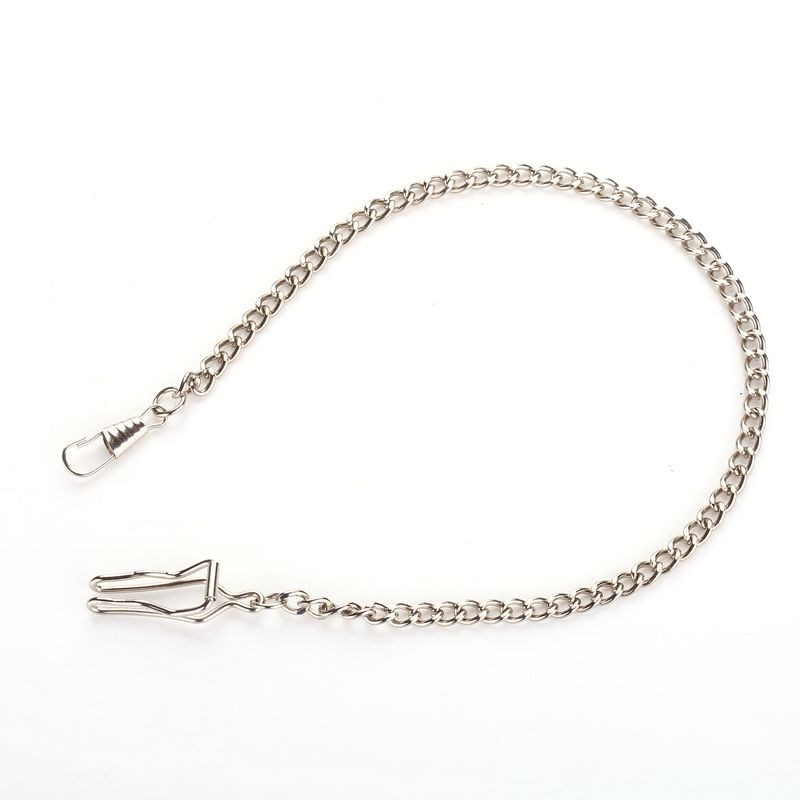 定制图案怀表链子配件 金色 银色 蛇骨 精品项链 复古挂表链 箱包