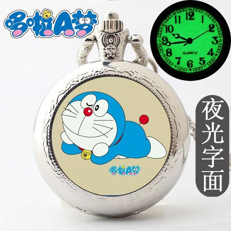 项链表哆啦a梦周边怀表夜光手表时尚男女儿童学生礼物项链表可爱,手表,怀表,淘宝优惠券,粉丝福利购,淘宝优惠卷