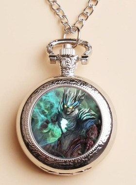 项链表定制照片男孩怀表新儿童表创意动漫周边项链表卡通生日礼物