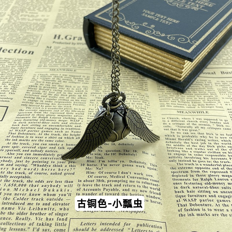 项链表哈利波特金色飞贼手表项链怀表联名周边吊坠挂件饰品创意生图片