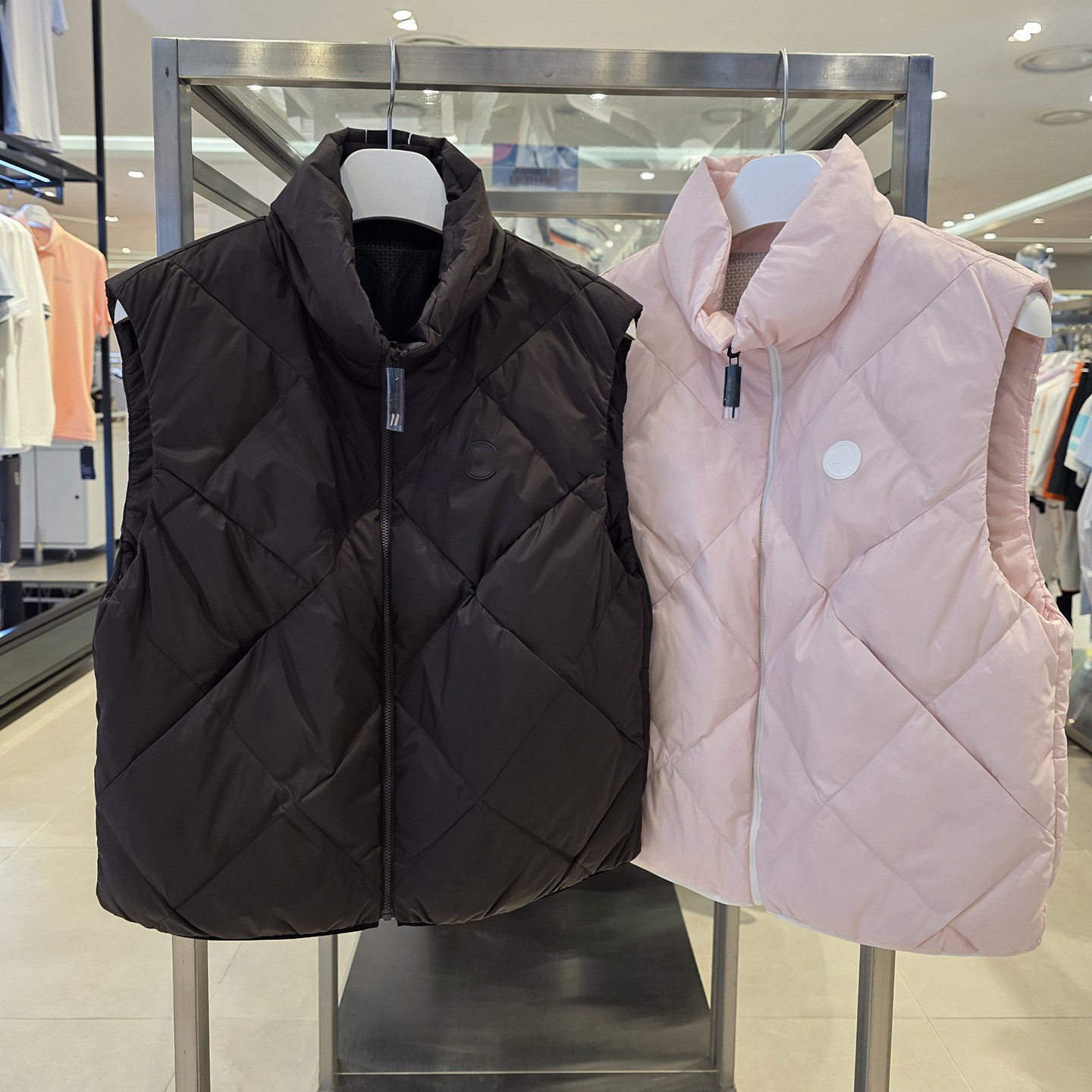 女士秋冬高尔夫球服立领保暖