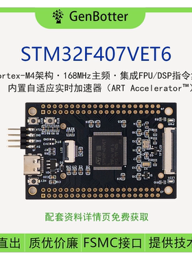 高博士 STM32F407VET6 小系统板 核心板 STM32开发板