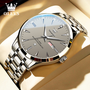 全自动机械表防水品牌腕表男新款 手表男款 礼物 欧利时男士 官方正品