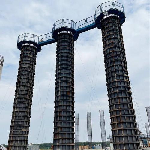 厂家直销现货盖梁平台墩柱施工平台系梁平台桥梁施工人行通道