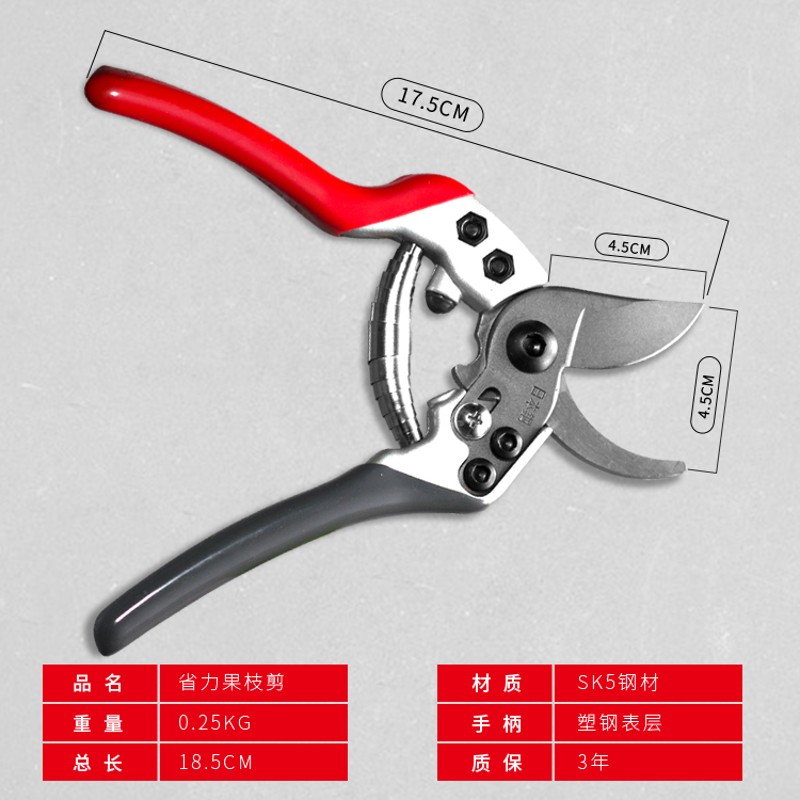 修枝剪花卉剪刀园艺剪果园树家用省力E绿化台湾强力sk5进口花木盆