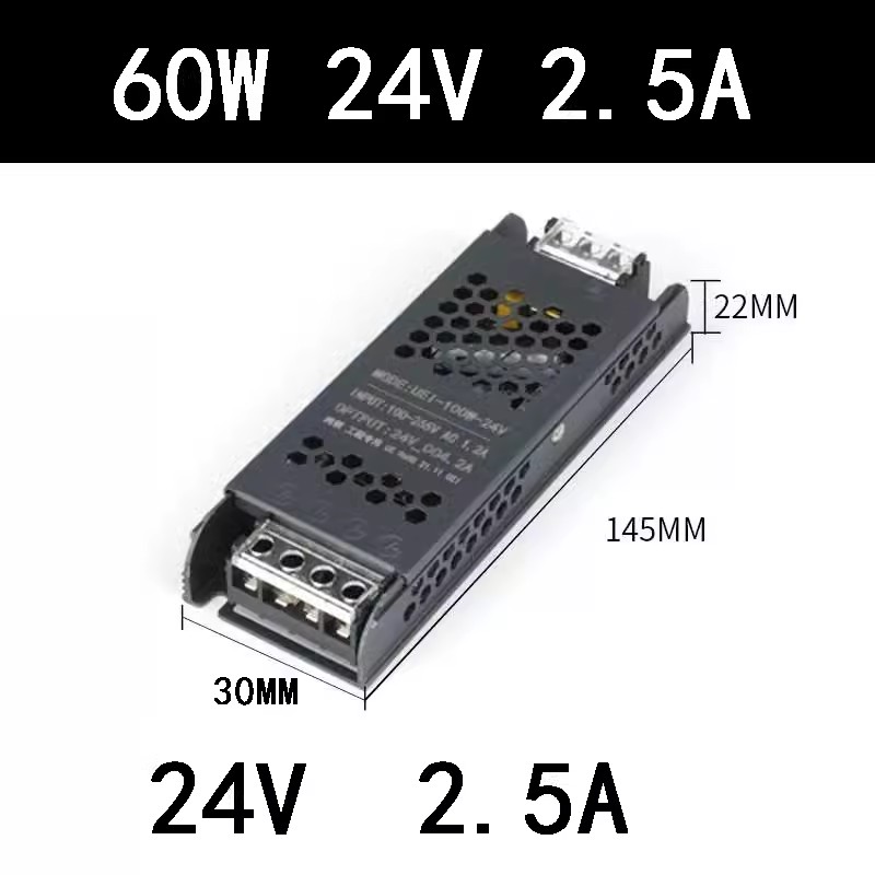明伟开关电源12v24v60w100w200w300w400变压器灯带线性灯转换器