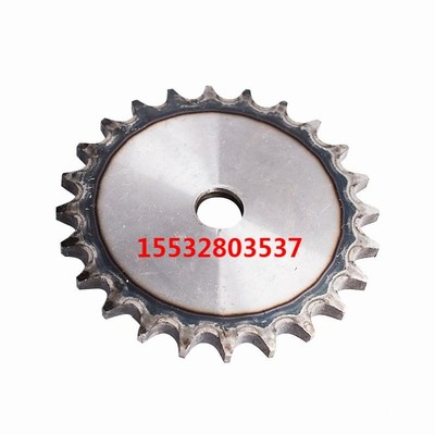 32A链轮2寸平片厚28.6碳钢节距50.80现货10/30齿轮配件大全定做厂
