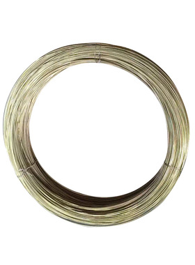 热镀锌防锈黄色铁丝铁线钢丝8号铁丝园艺铁丝手工铁丝葡萄架拉线