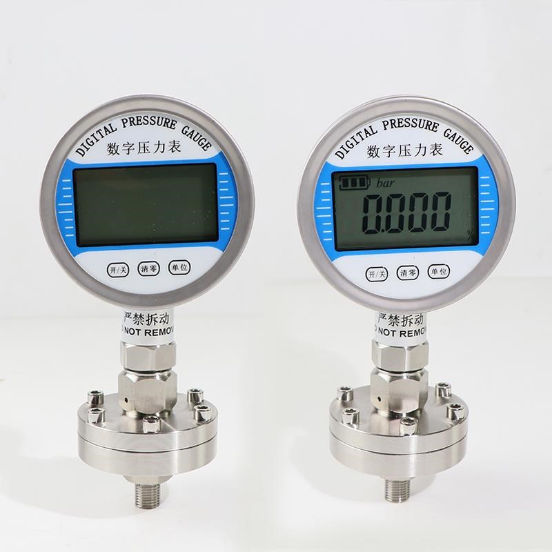 精度数显隔膜进口压力表 电子数字精密0.4级真空负压表水压气压